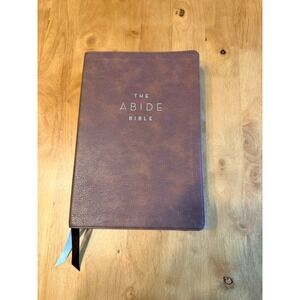 The Abide Bible NET New English Translation Thomas Nelson Brown Leathersoft 2020